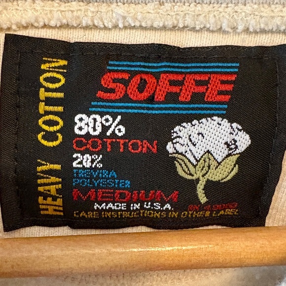 Army Ft. Knox Cream Sweatshirt w/ Navy Embroidery Crewneck Mens Size Medium - Picture 2 of 10